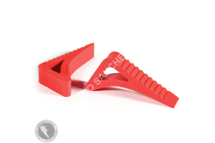 TOPES PARA PUERTA EN COLOR ROJO (BOLSA X 100 UNIDADES) (PRECIO X UNIDAD) 