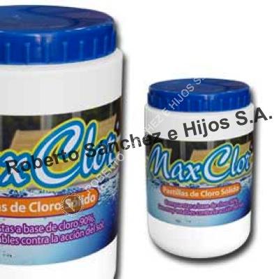 CLORO (DISOLUCION LENTA) EN PASTILLAS DE 50 GRS -POTE X 1 KG- (PACK X 12 POTES) 