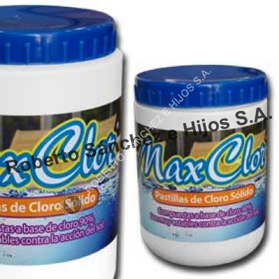 CLORO (DISOLUCION LENTA) EN PASTILLAS DE 200 GRS -POTE X 1 KG- (PACK X 12 POTES) 