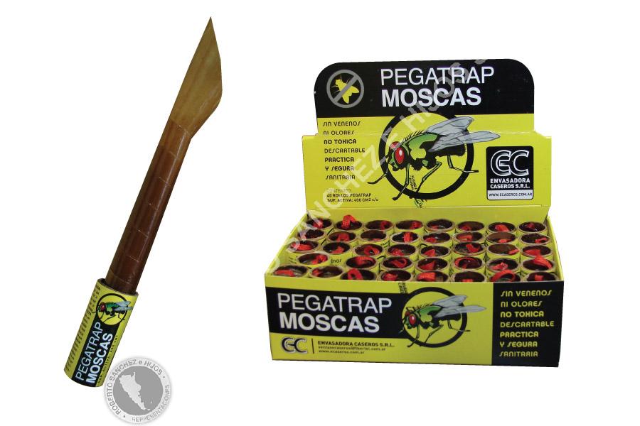 TRAMPA PEGAMENTOSA "PEGATRAP" PARA MOSCAS, ESTUCHE X 4 ROLLO. (CAJA X 36 ROLLOS) (PRECIO X ROLLO)