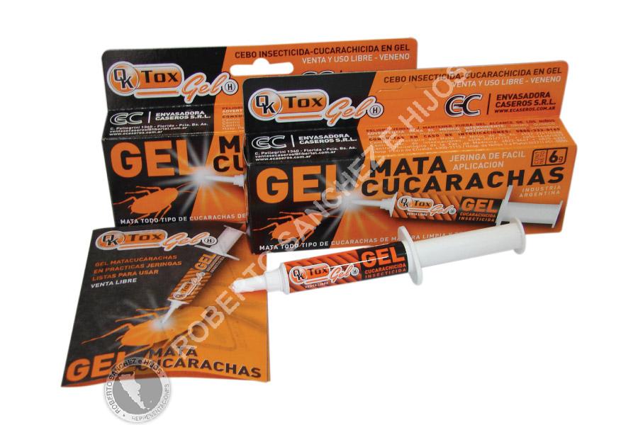 JERINGA CUCARACHICIDA Q.K.TOX GEL "H" DE 6 GRS. EN BLISTER (CAJA X 14 UND) 