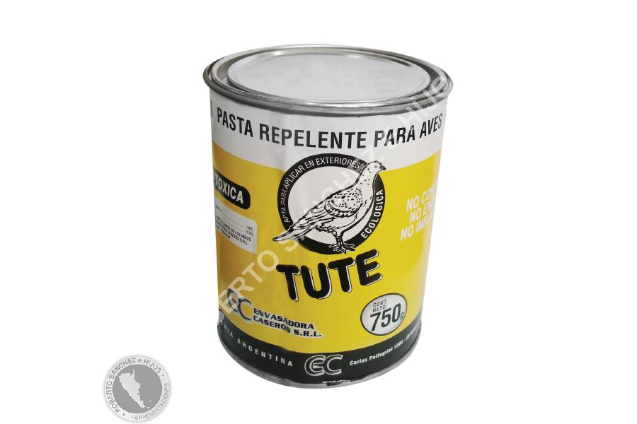 BARRERA EN GEL "TUTE" REPELENTE DE AVES POTE X 750 CM3. (CAJA X  6 UNIDADES) 