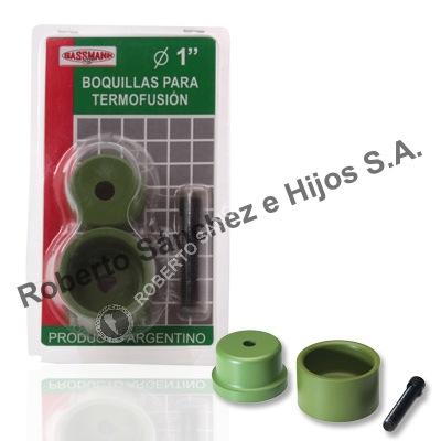 BOQUILLA PARA TERMOFUSORA DE 1" REVESTIDA CON TEFLON EN BLISTER FULL COLOR PARA COLGAR (VENTA X UNIDAD)