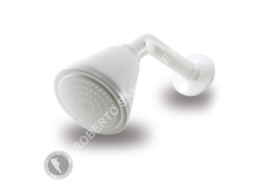 DUCHA CON BRAZO MOVIL DE LUJO COLOR BLANCA (OFERTA X 500 UNIDADES) 