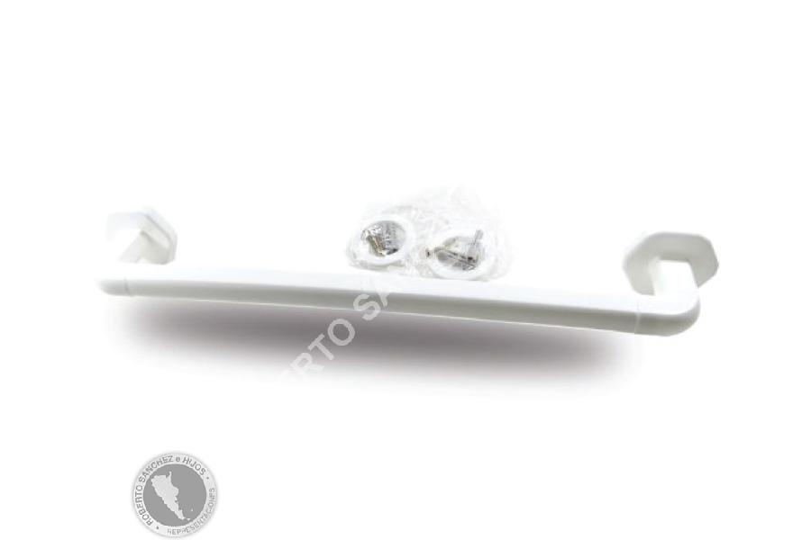 TOALLERO (BARRAL) PLASTICO COLOR BLANCO DE 40 CM (INCLUYE TORNILLOS DE FIJACION) (OFERTA X 400 UNIDADES)