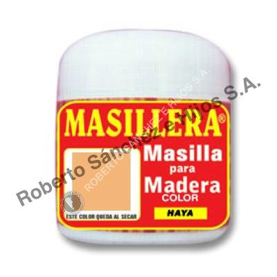 MASILLA PARA MADERA "MASILLERA" COLOR HAYA X 300 GRS. (CAJA X 12 U) 