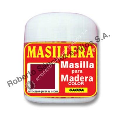 MASILLA PARA MADERA "MASILLERA" COLOR CAOBA X 300 GRS. (CAJA X 12 U) 