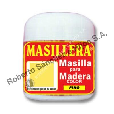 MASILLA PARA MADERA "MASILLERA" COLOR PINO X 300 GRS. (CAJA X 12 U) 