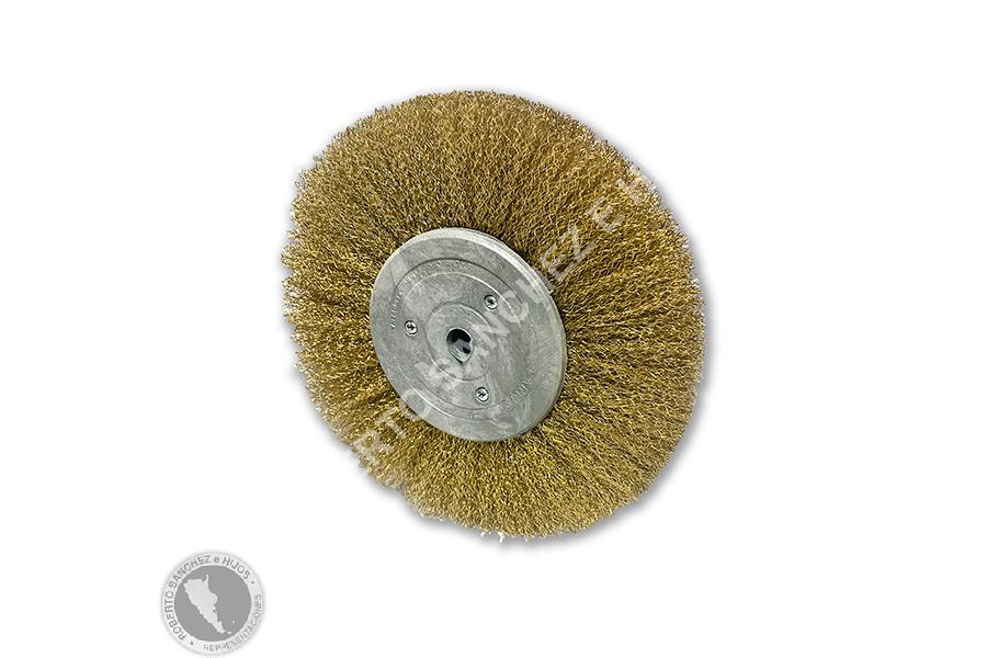 CEPILLO CIRCULAR ALAMBRE DE BRONCE 7X1 - (PRECIO X UNIDAD) 