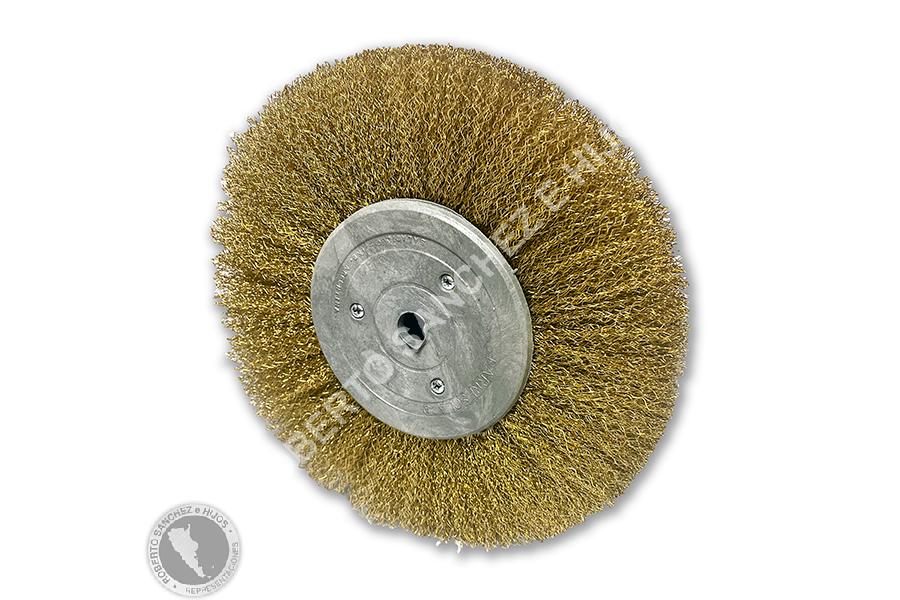 CEPILLO CIRCULAR ALAMBRE DE BRONCE 10X1 - (PRECIO X UNIDAD) 