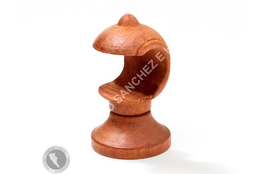 SOPORTE 34 MM CAOBA ABIERTO (BULTO X 50 UNIDADES)(PRECIO X UNIDAD) 