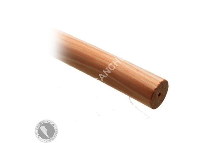 BARRAL DE MADERA CAOBA DIAMETRO 22MM. LARGO 1.40MT. (BULTO X 10 UNIDADES) (PRECIO X UNIDAD)