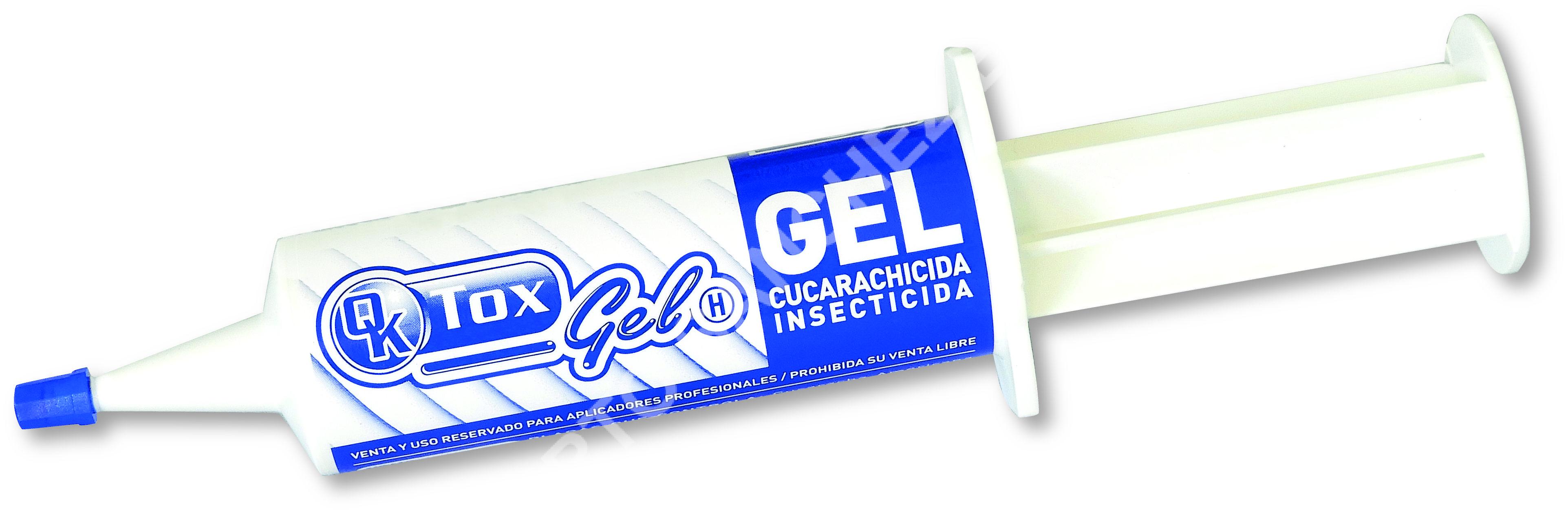 JERINGA CUCARACHICIDA Q.K.TOX GEL "H" DE 50 GRS. (CAJA X  8 UNIDADES) 