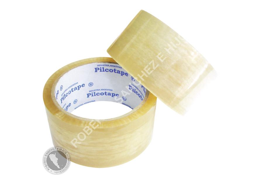 CINTA DE EMBALAJE 12 MM. X 30 MTS. TRANSPARENTE EN TUBOS (CAJA X 560 UND) 