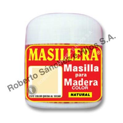 MASILLA PARA MADERA "MASILLERA" COLOR NATURAL X 220 GRS. (CAJA X 12 U) 