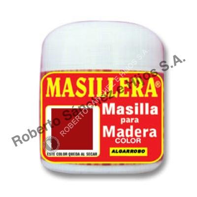 MASILLA PARA MADERA "MASILLERA" COLOR ALGARROBO X 220 GRS. (CAJA X 12 U) 