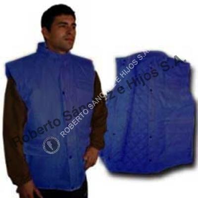 CHALECO "PAMPA" PARA BAJAS TEMPERATURA COLOR AZUL TALLE "M" (CAJA X 10 UND) 