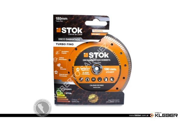 DISCO DIAMANTADO TURBO FINO 180 MM.STOK ESPECIAL PORCELANATO EJE DE 7/8" CON BUJE REDUCTOR A 5/8"