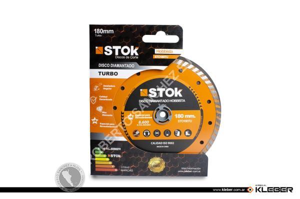 DISCO DIAMANTADO TURBO 180 MM. EJE DE 7/8" CON BUJE REDUCTOR A 5/8" (BULTO X 50 UNID)
