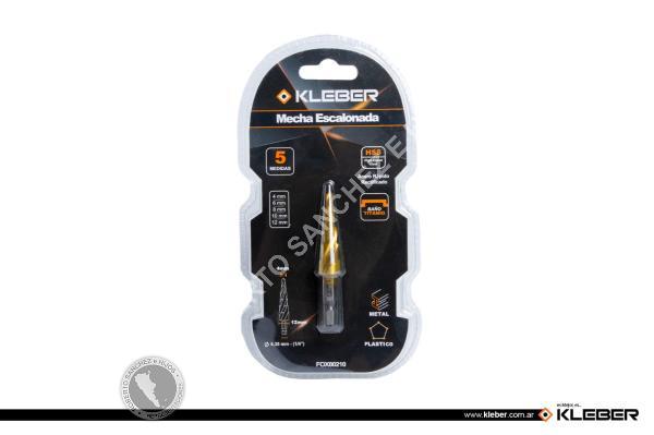 MECHA ESCALONADA DE ACERO RAPIDO HSS 4241 . 4MM-12MM BULTO X 200 UNI