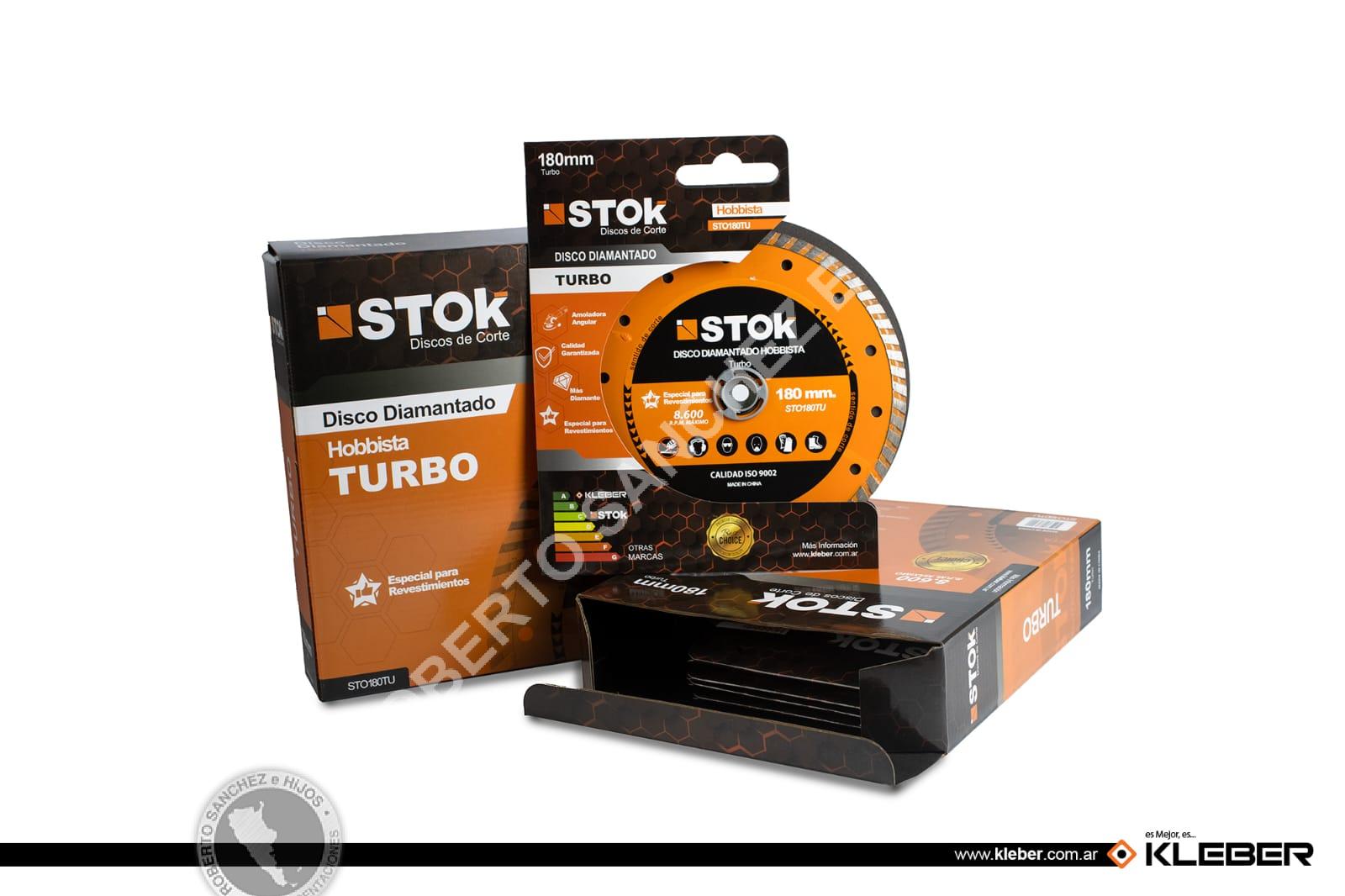 DISCO DIAMANTADO TURBO 180 MM. EJE DE 7/8" CON BUJE REDUCTOR A 5/8" (BULTO X 50 UNID)