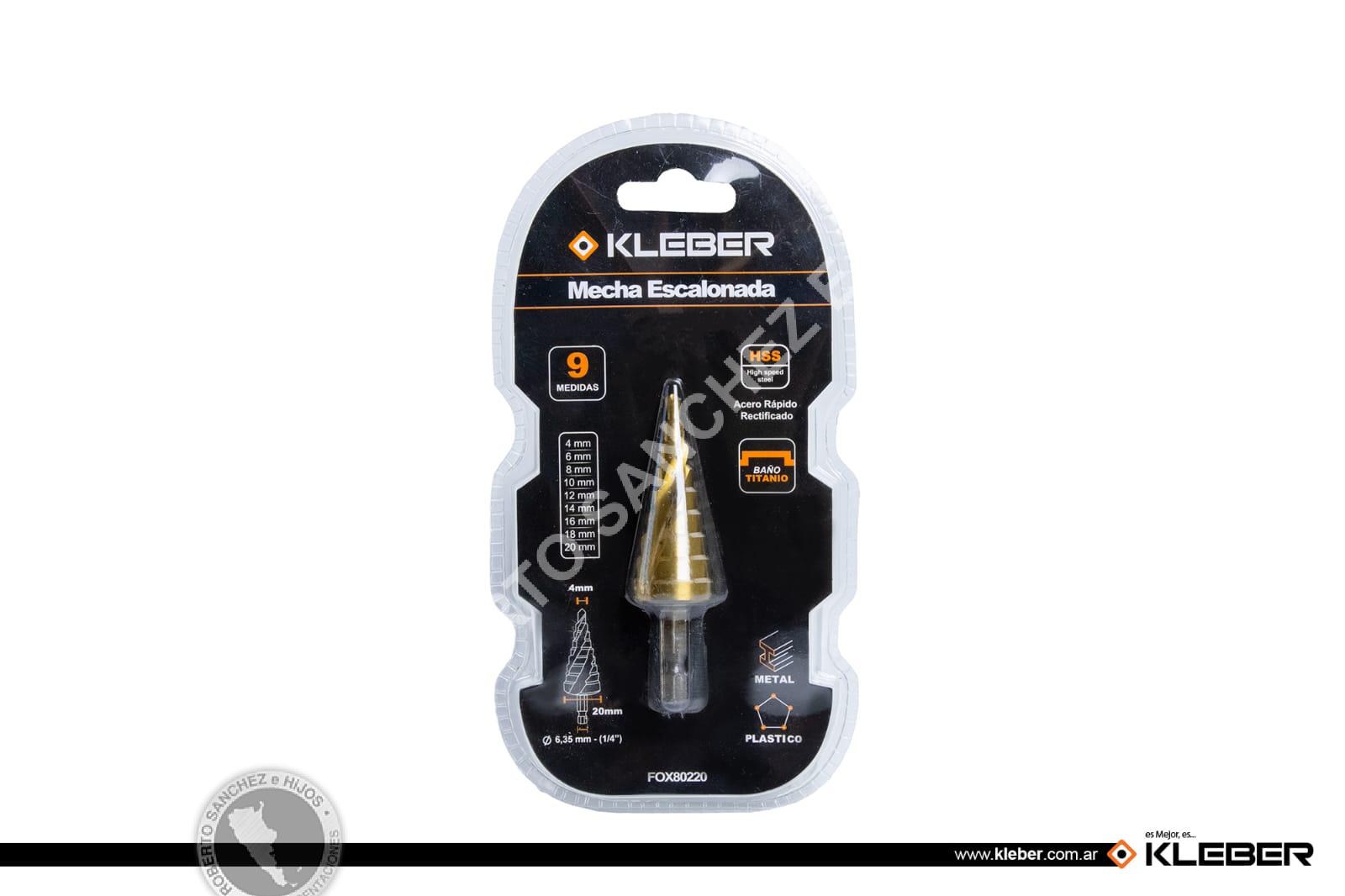MECHA ESCALONADA DE ACERO RAPIDO HSS 4241 . 4MM-20MM BULTO X 200 UNI